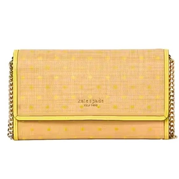 Kate Spade Rafia Roulette Dots Crossbody - Picture 9 of 17